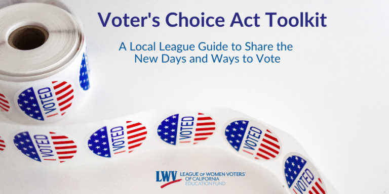 Voter's Choice Act Outreach Toolkit